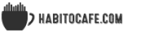 Hábito café logo negro